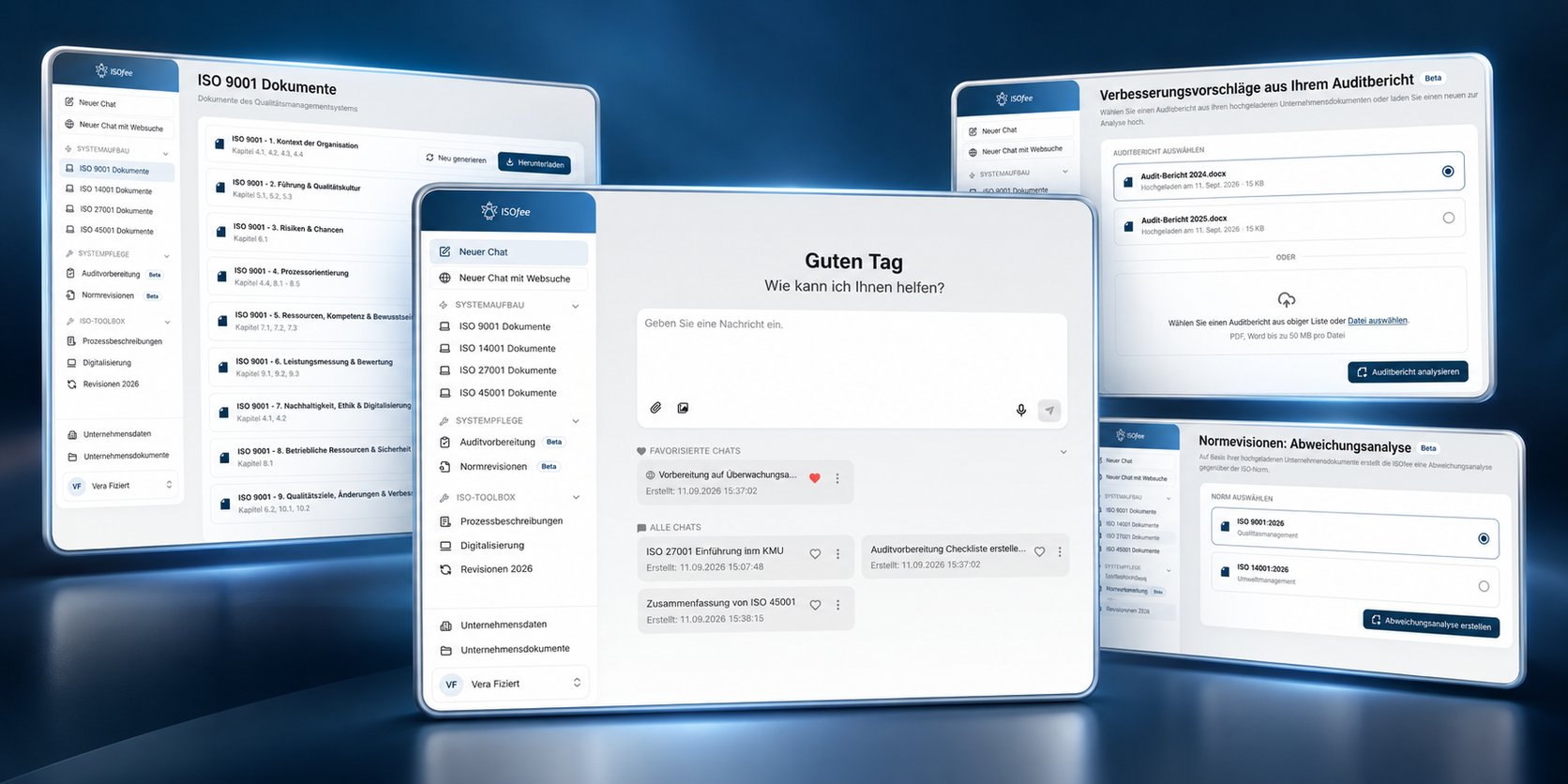 ISOfee - Alle wichtigen ISO-Aufgaben auf einer Plattform